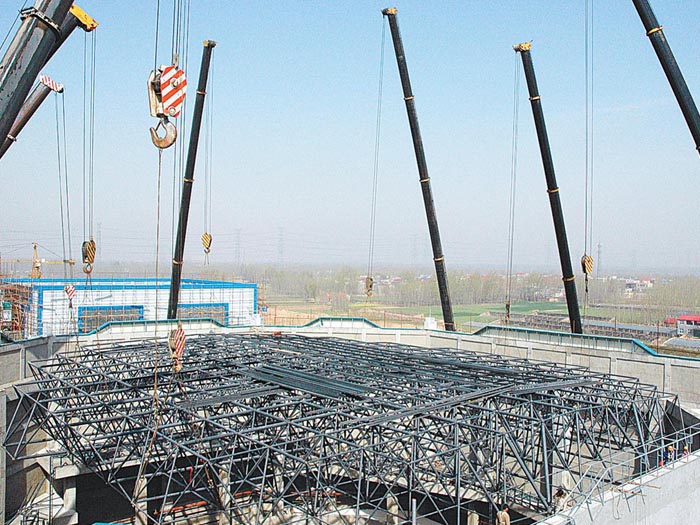 广州网架高空滑移法