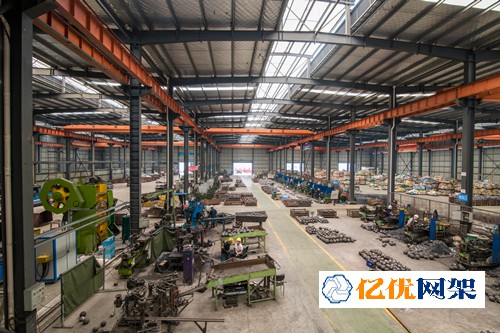 广州网架配件机加工车间